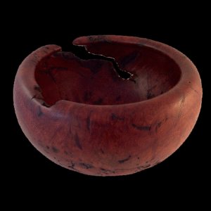 Handcrafted Burl Bowl