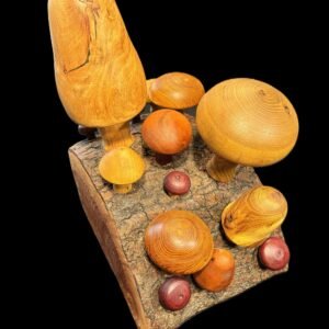 Woodland Mushroom Forest Art