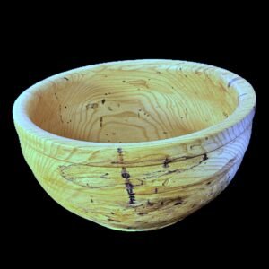 Hand-Turned Ash Bowl – Emerald Ash Borer