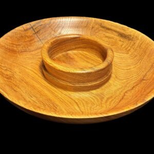 White Oak Chip and Dip Bowl