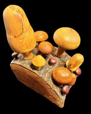 mushroom art piece