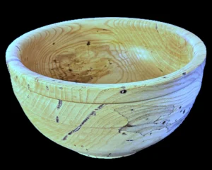 Ash hardwood bowl